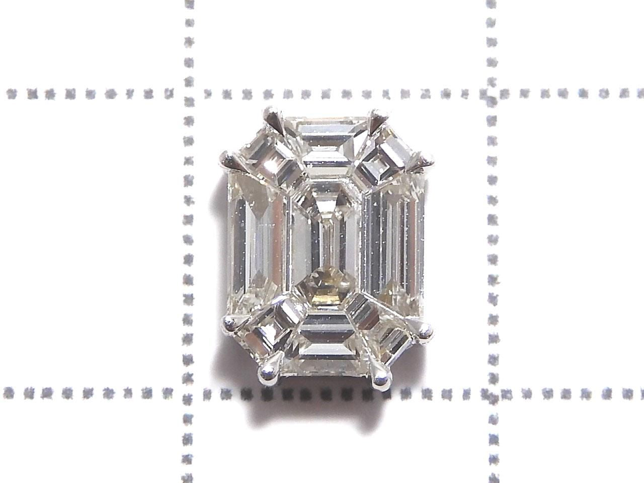 Diamond Bezel Setting Through-Type [18K White Gold] NO.3 [One of a kind]