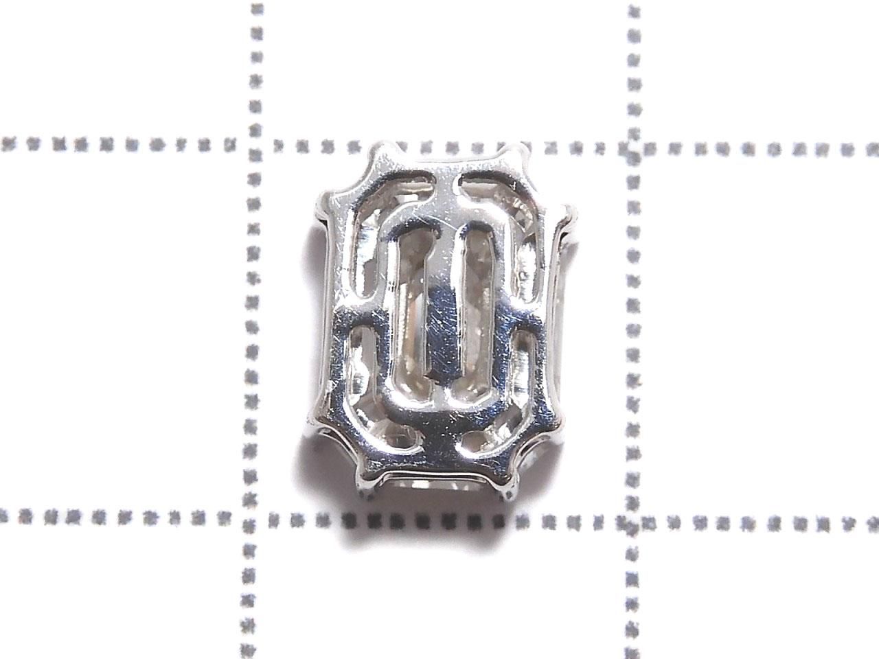 Diamond Bezel Setting Through-Type [18K White Gold] NO.3 [One of a kind]