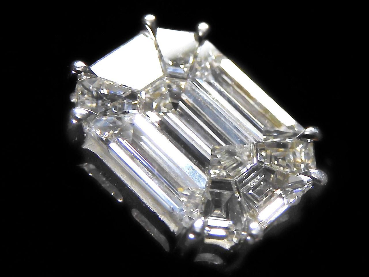 Diamond Bezel Setting Through-Type [18K White Gold] NO.5 [One of a kind]