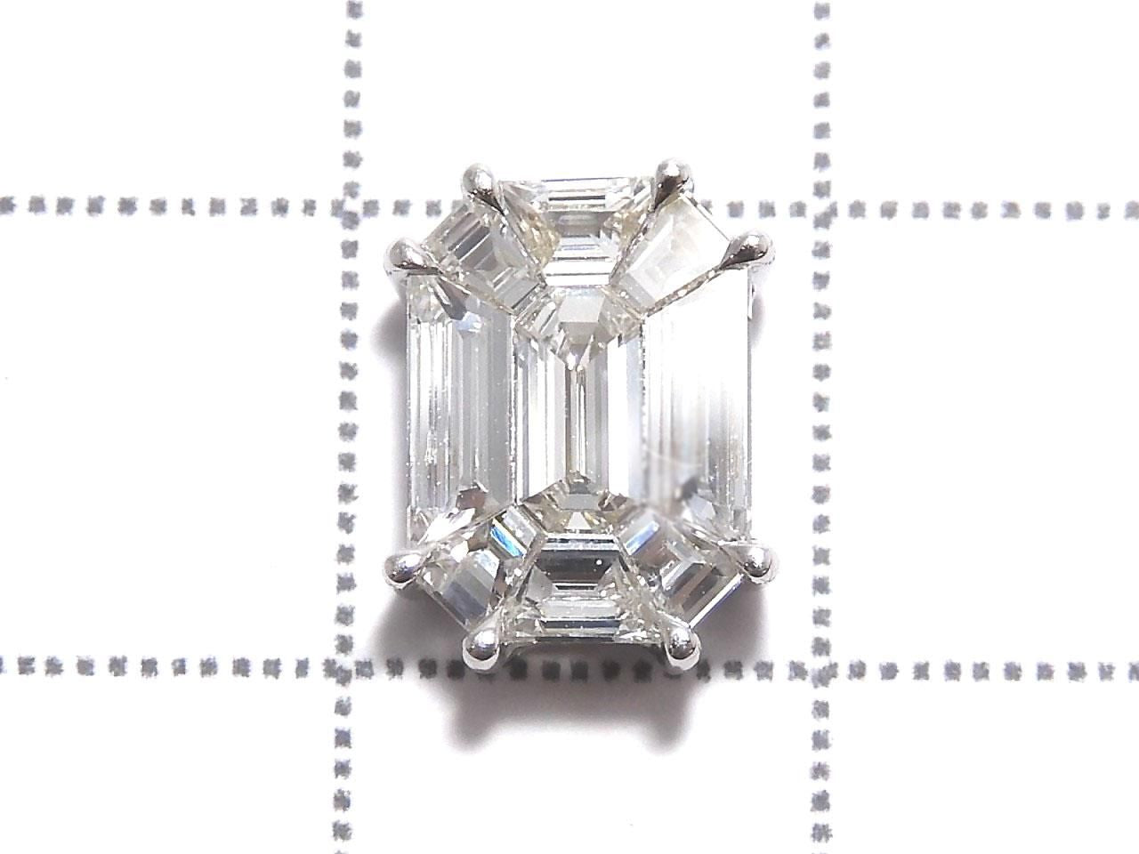 Diamond Bezel Setting Through-Type [18K White Gold] NO.5 [One of a kind]