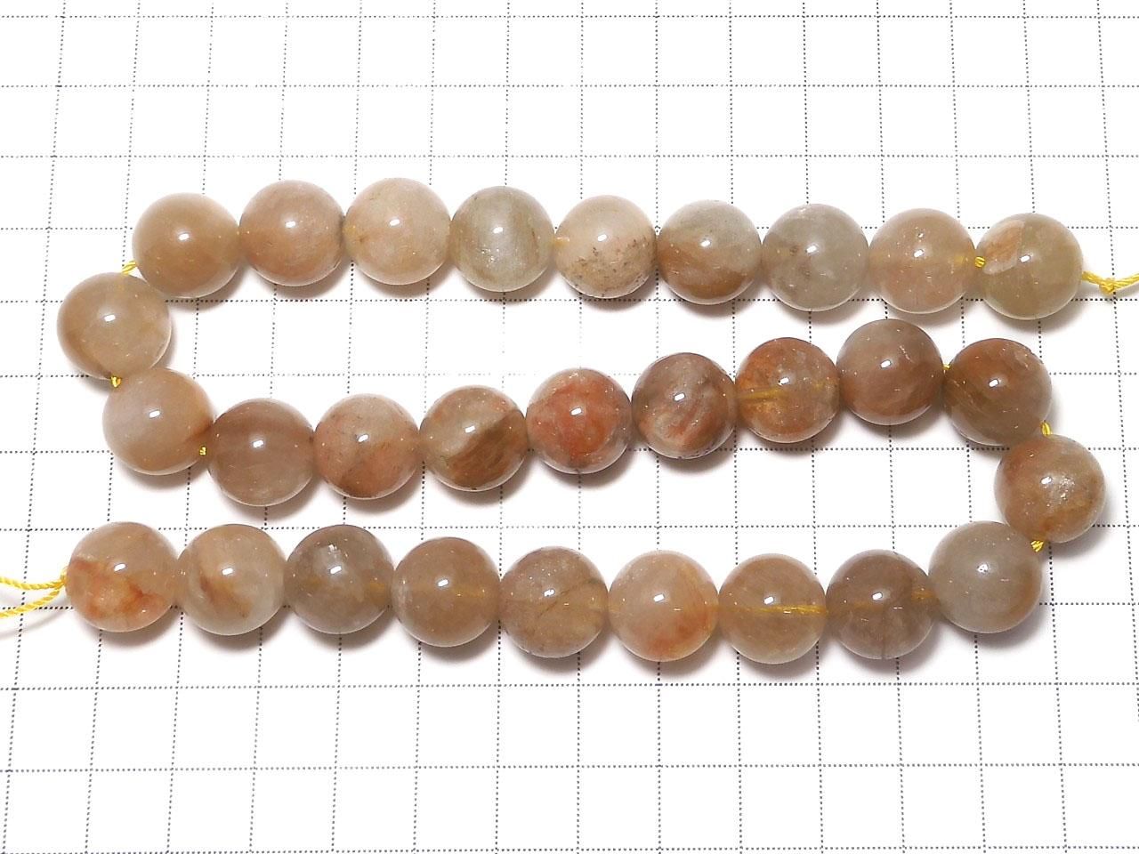 Multi color Rutilated Quartz Round 14mm 1strand beads (aprx.16inch/39cm) NO.1 [One of a kind]