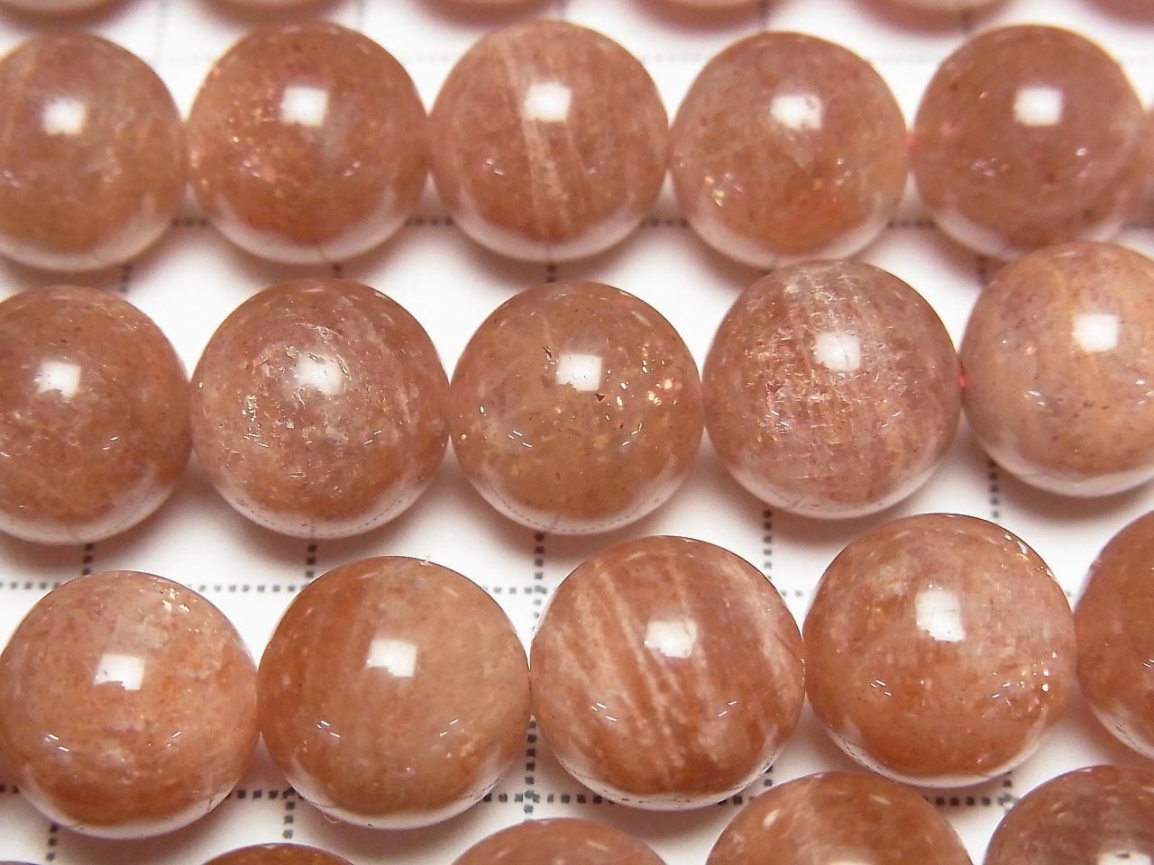 Sunstone AA+ Round 11mm half or 1strand beads (aprx.15inch/38cm)