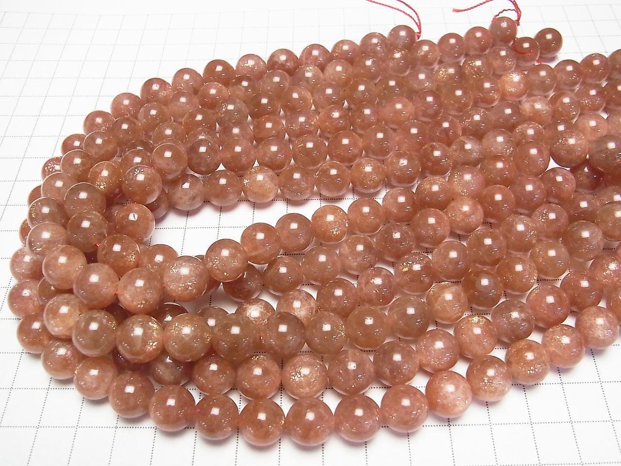 Sunstone AA++ Round 11mm 1/4 or 1strand beads (aprx.15inch/38cm)