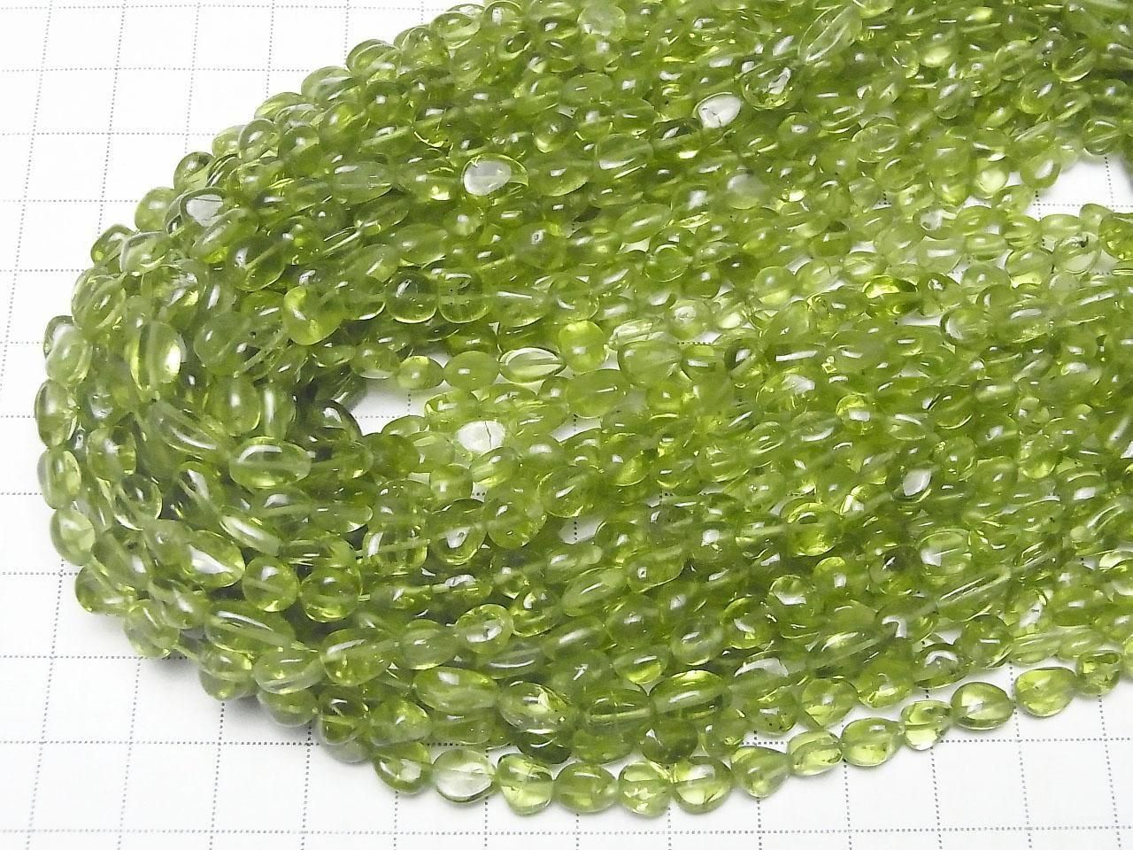 Peridot AA++ Small Size Nugget half or 1strand beads (aprx.15inch/38cm)
