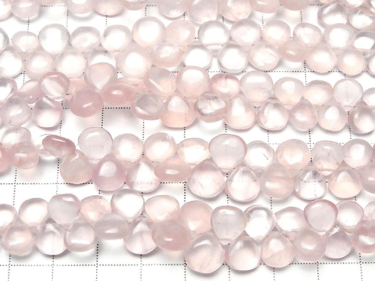 Rose Quartz AA++ Chestnut (Smooth) half or 1strand beads (aprx.7inch/18cm)