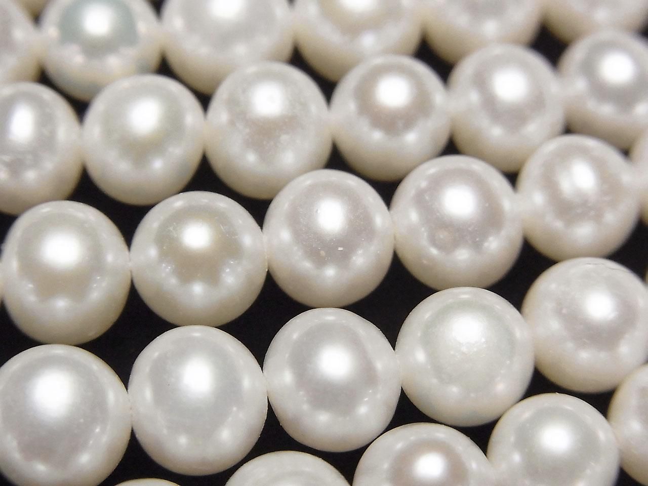 Fresh Water Pearl AA++ Potato 7-7.5mm White 1strand beads (approx. 14 inches/35 cm)