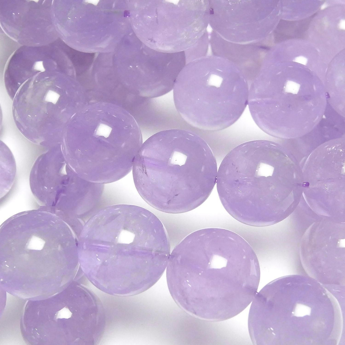 Lavender Amethyst AAA Round 14mm 1strand beads (Bracelet)