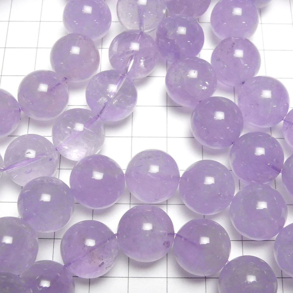 Lavender Amethyst AAA Round 14mm 1strand beads (Bracelet)