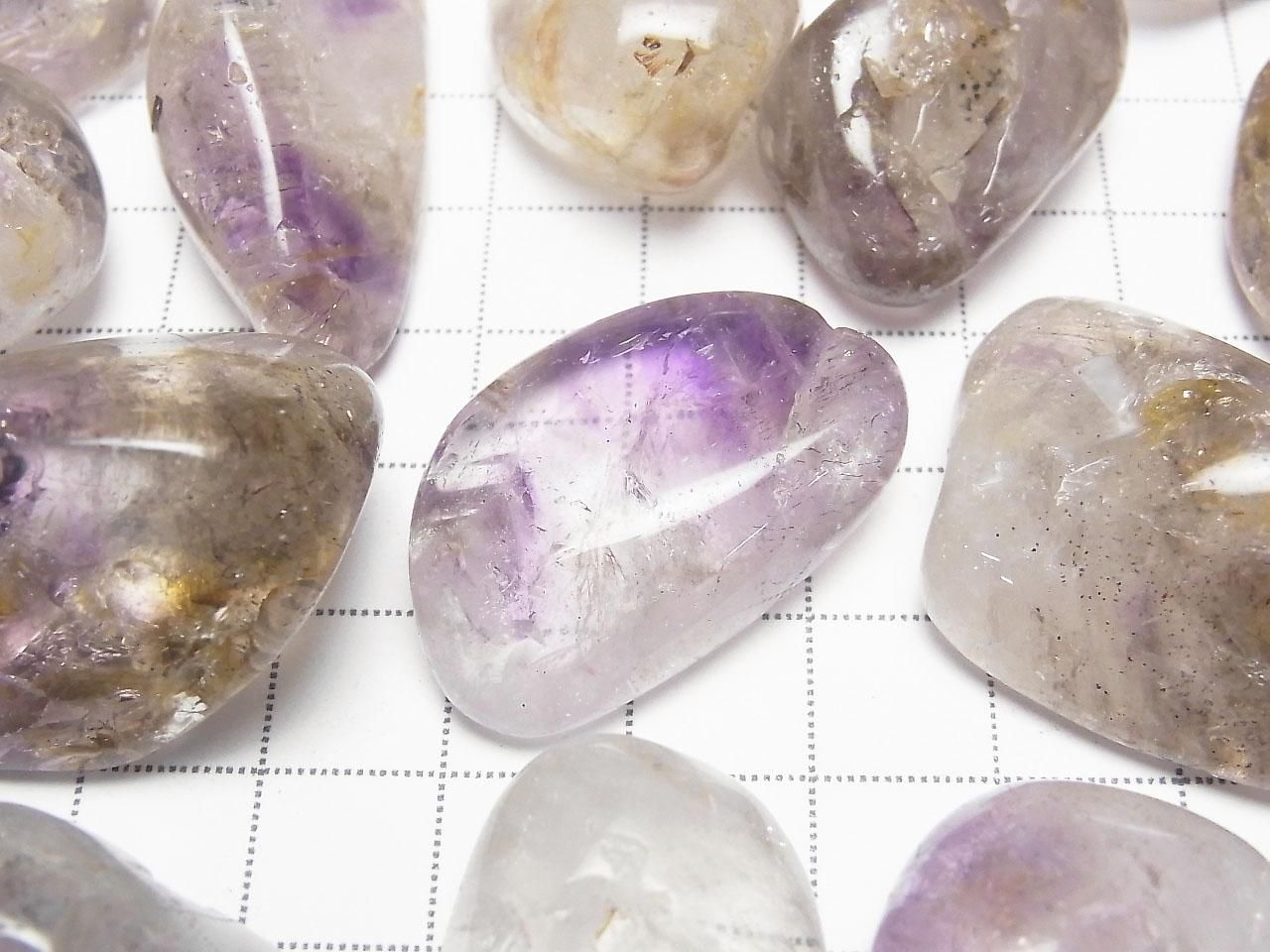 Cacoxenite in Amethyst Undrilled Nuggets 100 grams