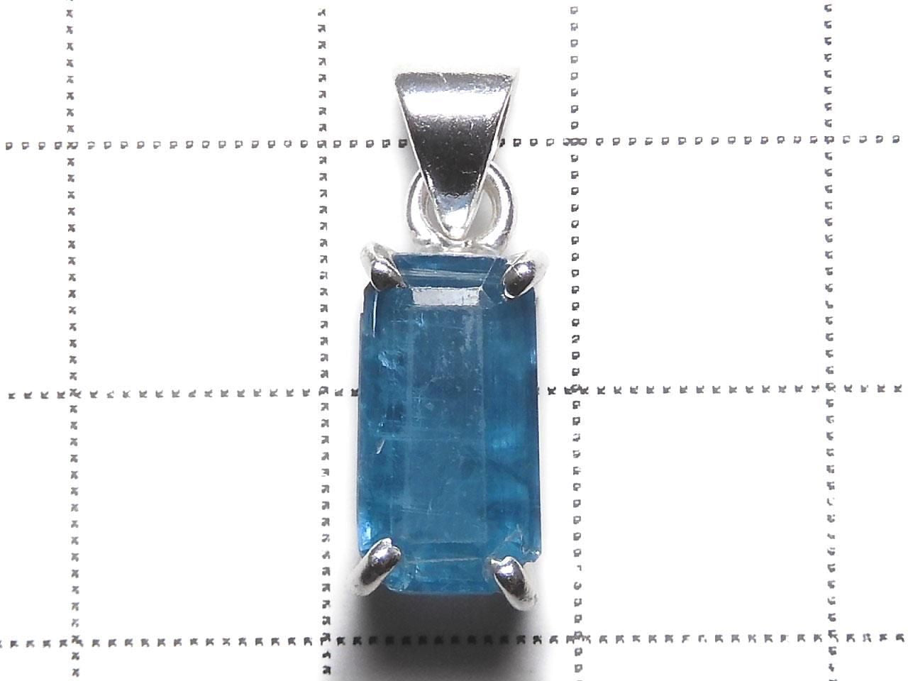 Indigo Blue Kyanite AAA- Pendant Silver925 NO.66 [One of a kind]