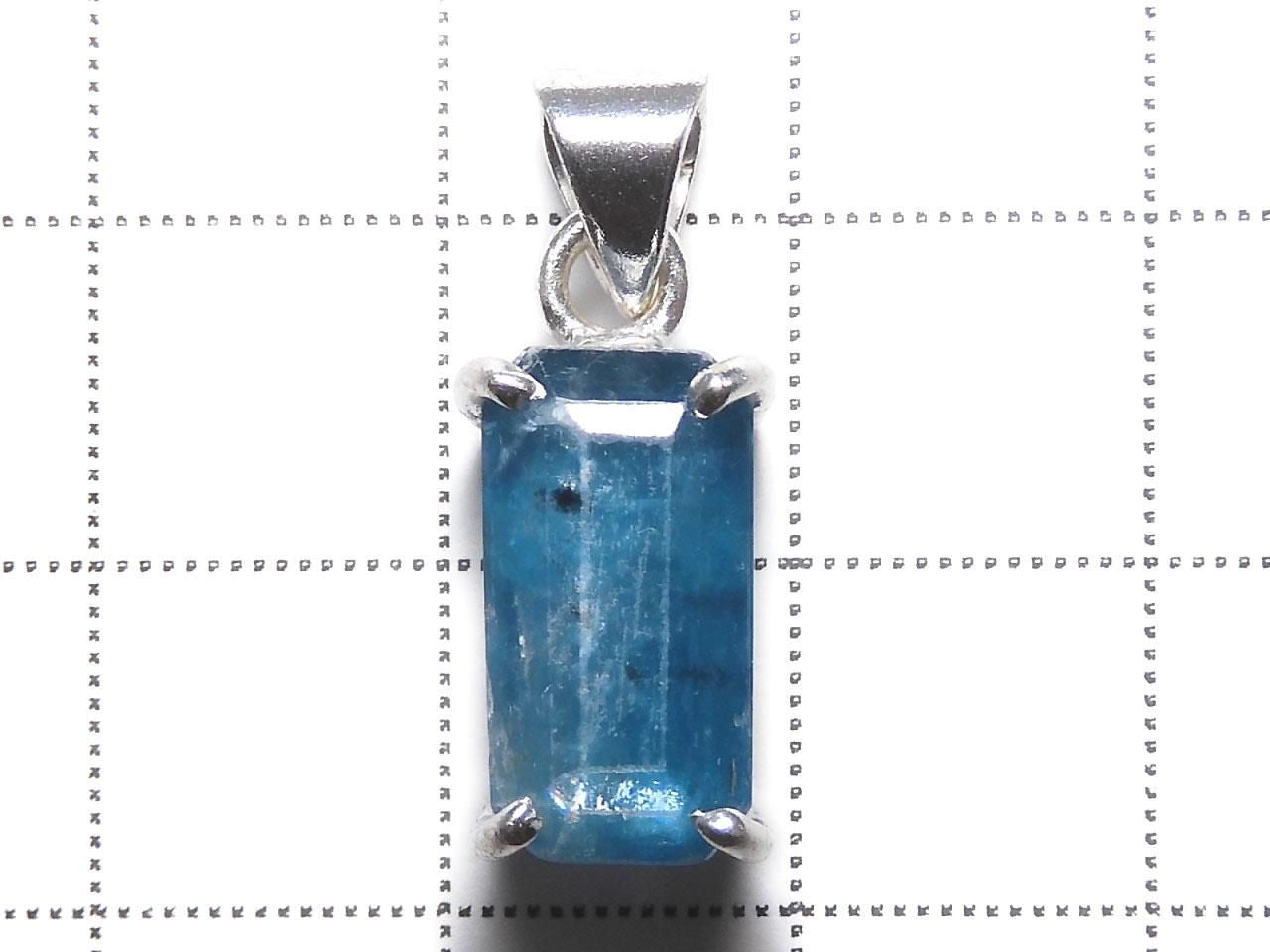 Indigo Blue Kyanite AAA- Pendant Silver925 NO.68 [One of a kind]