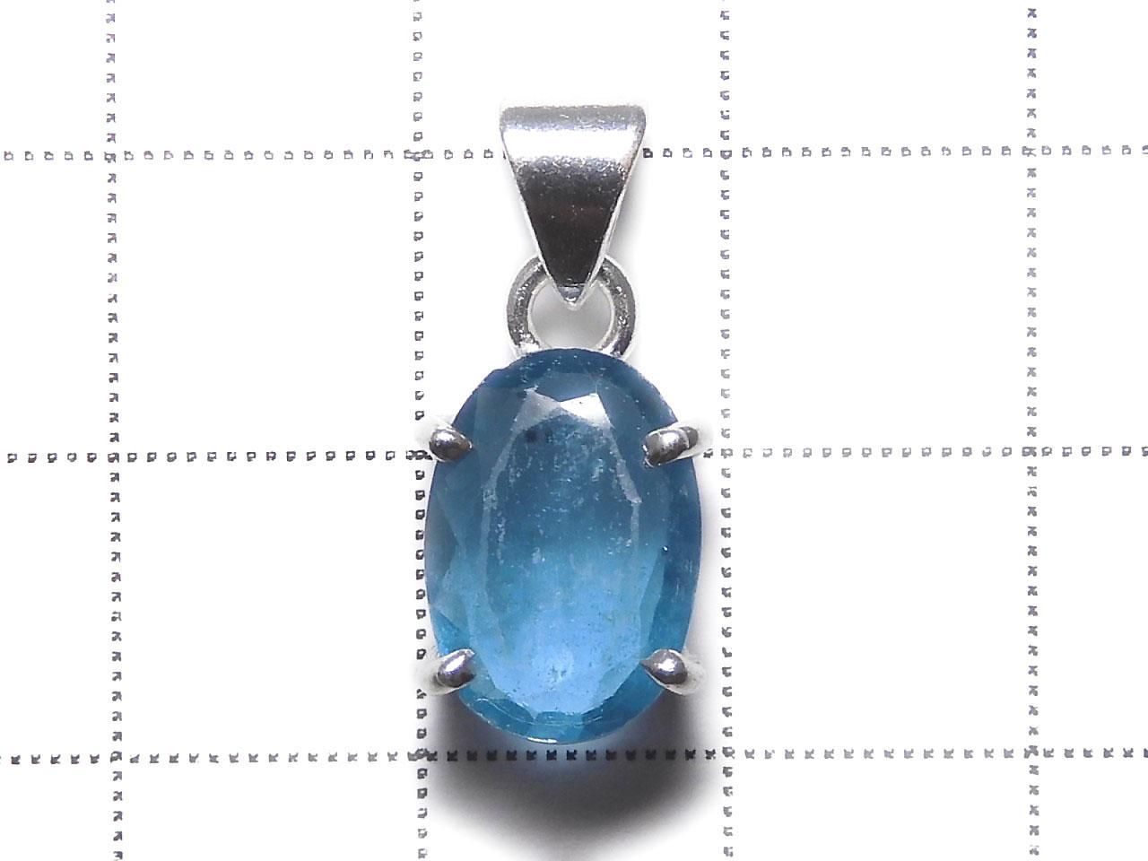Indigo Blue Kyanite AAA- Pendant Silver925 NO.69 [One of a kind]