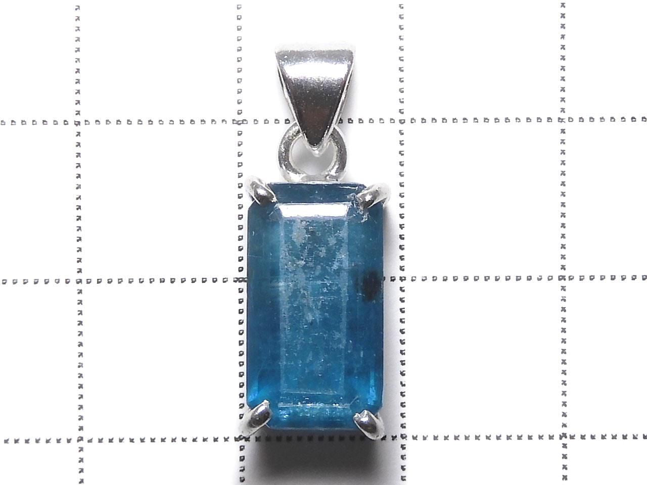 Indigo Blue Kyanite AAA- Pendant Silver925 NO.72 [One of a kind]