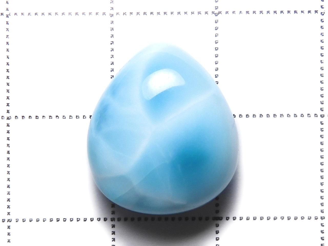 High quality Larimar Pectolite AAA Cabochon 1pc NO.415 [One of a kind]