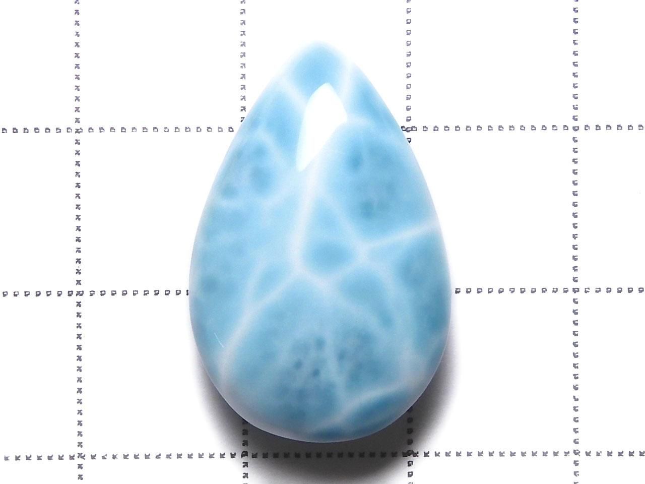 High Quality Larimar Pectolite AAA Cabochon 1pc NO.416 [One of a kind]