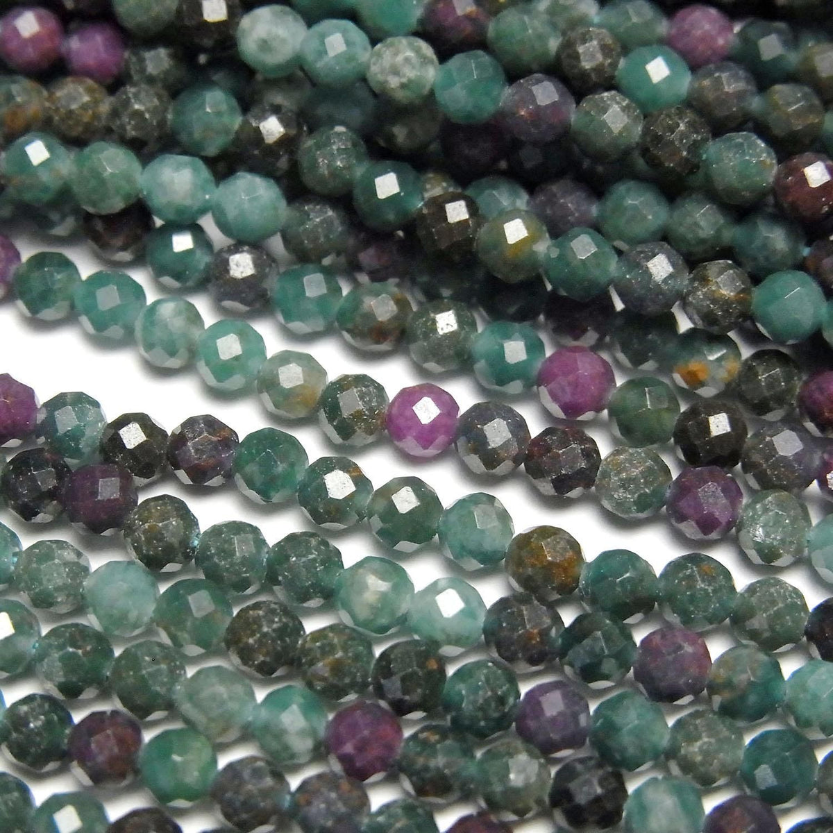 Mica AA+ Faceted Round 3mm 1strand beads (aprx.15inch/37cm)High Quality!