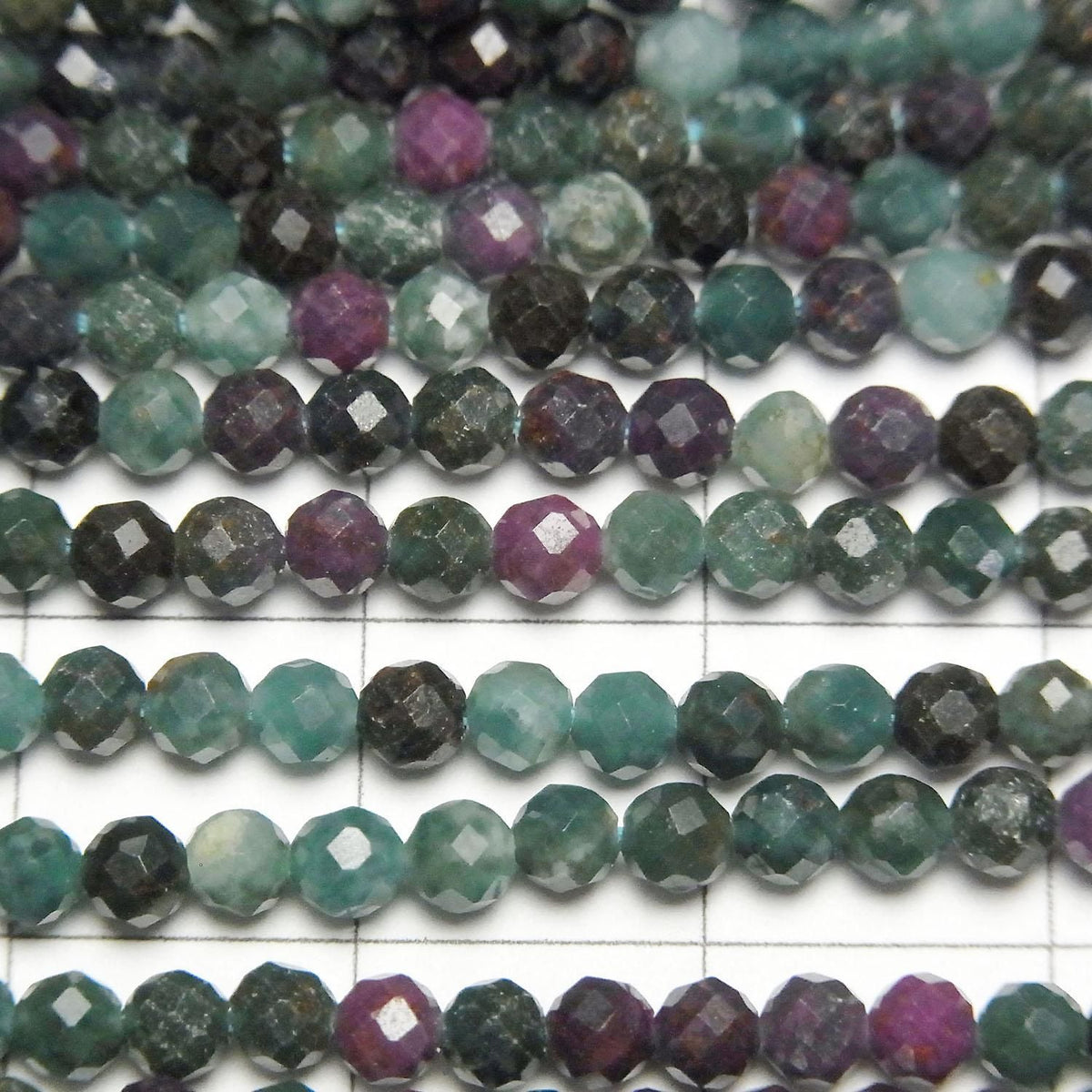 Mica AA+ Faceted Round 3mm 1strand beads (aprx.15inch/37cm)High Quality!
