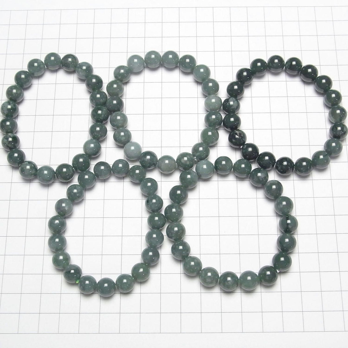 Guatemalan Jadeite Round 10mm 1strand beads (Bracelet)