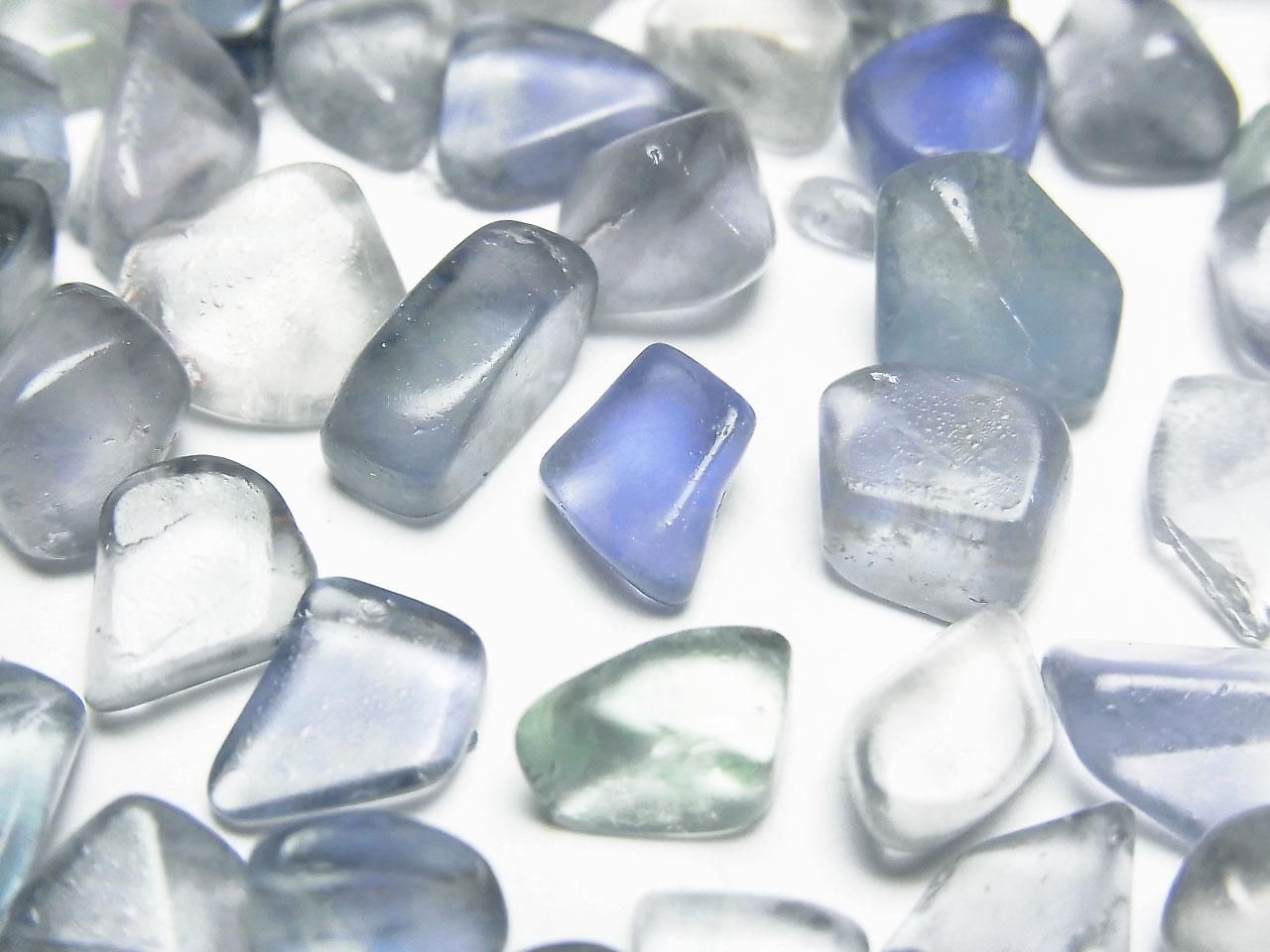 Blue-Green Fluorite AAA- Undrilled Chips 100 grams