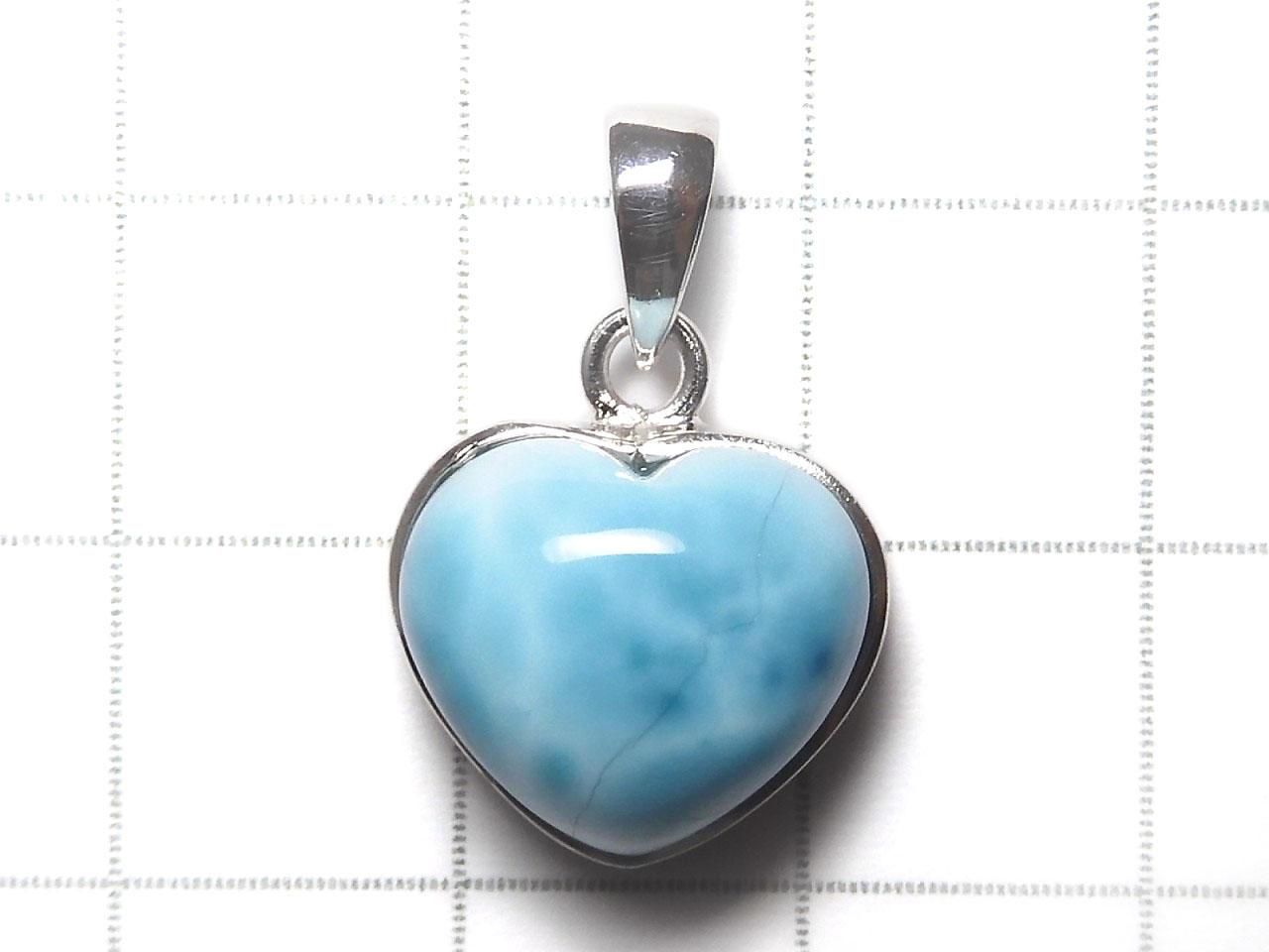 Larimar Pectolite AAA Pendant Silver925 NO.407 [One of a kind]