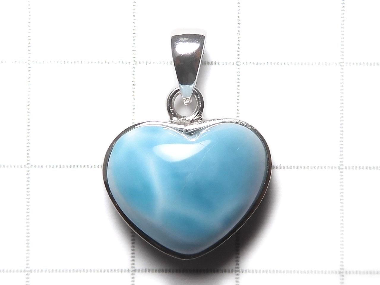 Larimar Pectolite AAA Pendant Silver925 NO.409 [One of a kind]