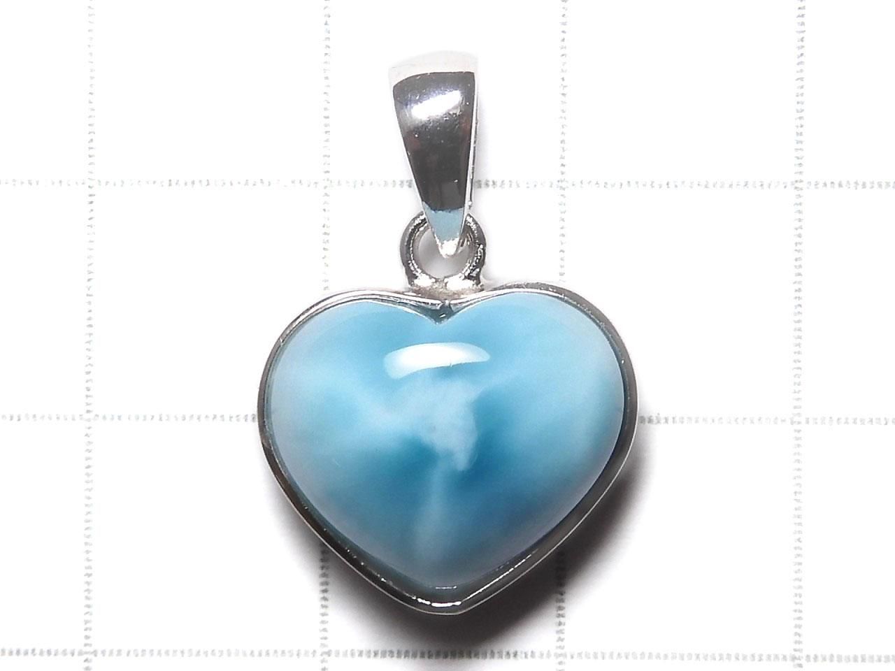 Larimar Pectolite AAA Pendant Silver925 NO.411 [One of a kind]