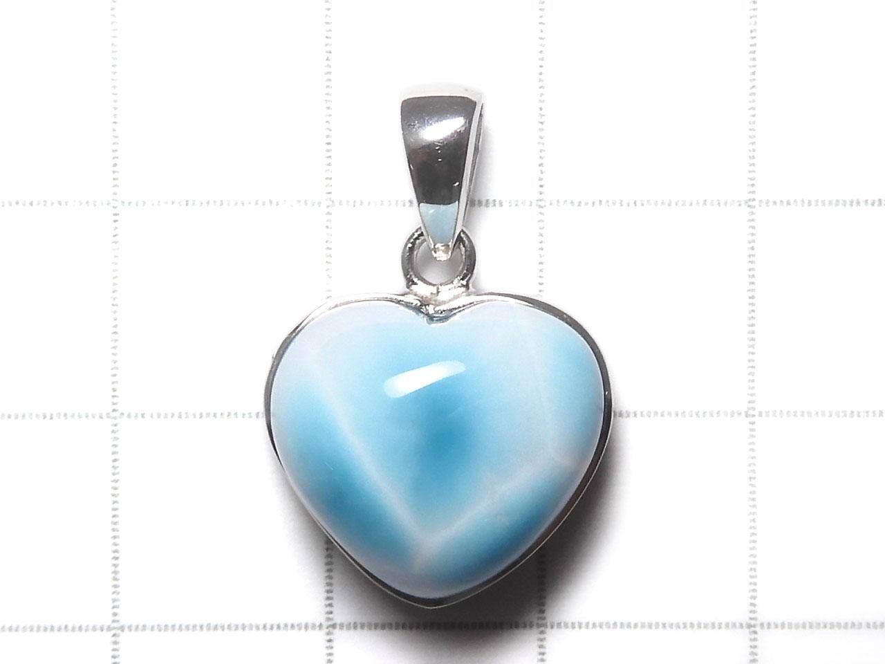 Larimar Pectolite AAA Pendant Silver925 NO.412 [One of a kind]