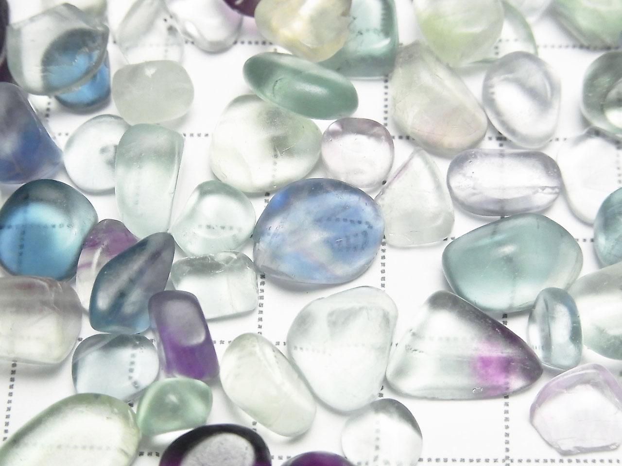 Multi Fluorite AAA- Undrilled Small Nuggets 100 grams