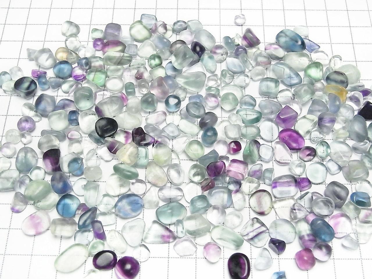 Multi Fluorite AAA- Undrilled Small Nuggets 100 grams
