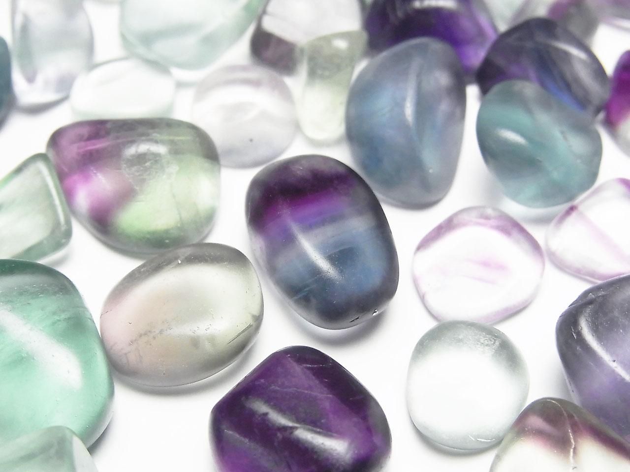 Multi Fluorite AAA- Undrilled Small Nuggets 100 grams