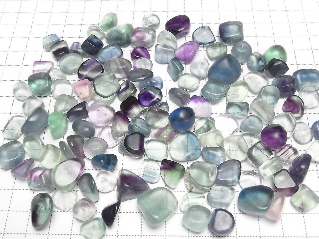 Multi Fluorite AAA- Undrilled Small Nuggets 100 grams