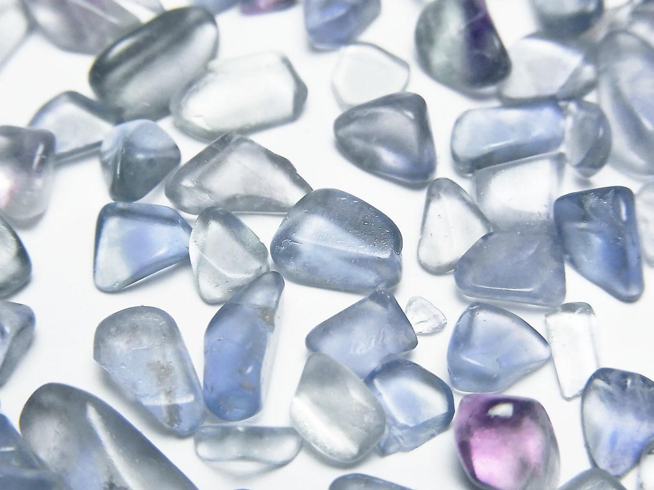 Blue Fluorite AAA- Undrilled Chips 100 grams