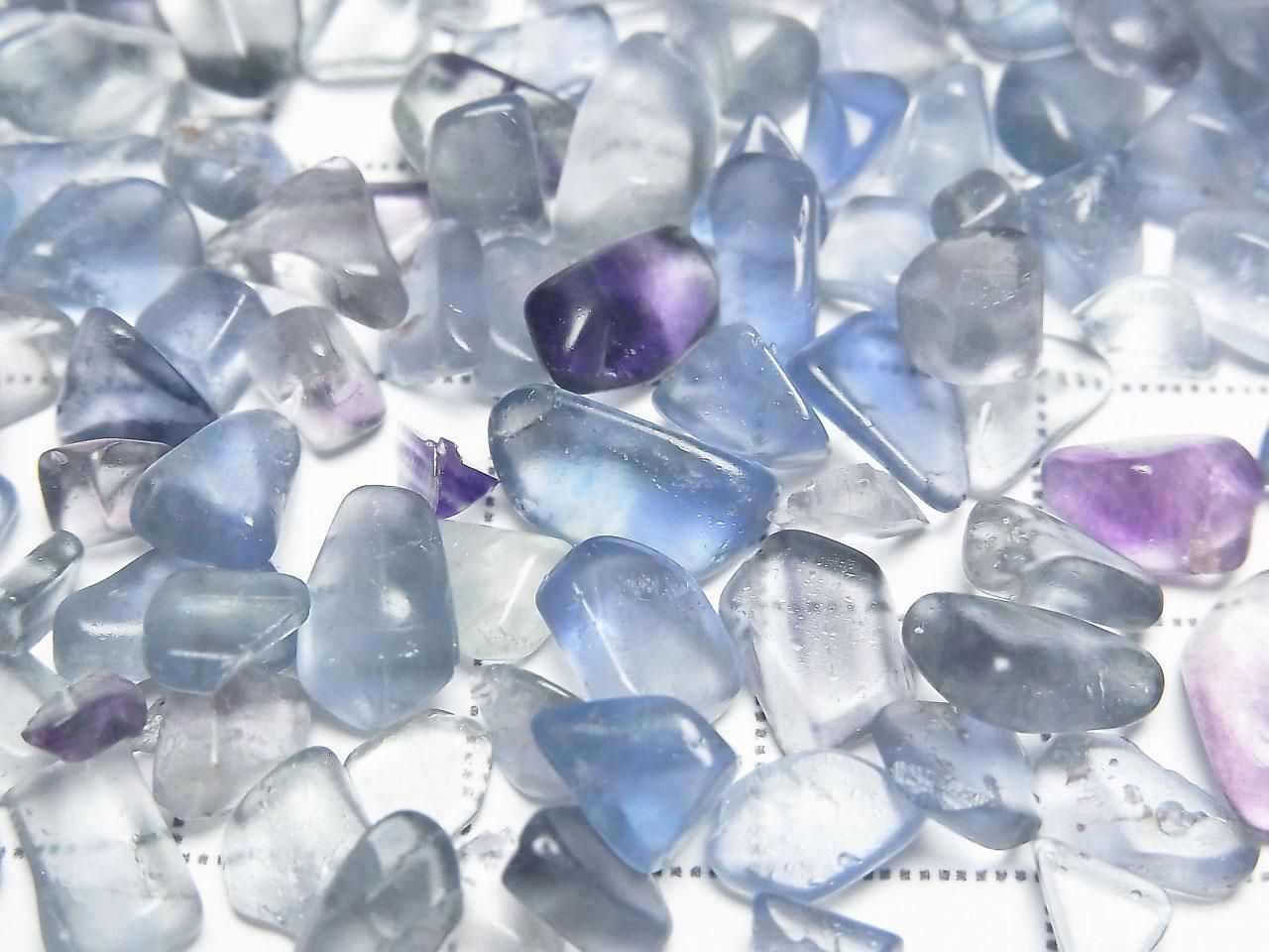 Blue Fluorite AAA- Undrilled Chips 100 grams