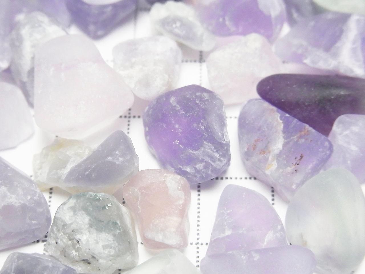 Purple Fluorite Undrilled Rough Rock 100 grams