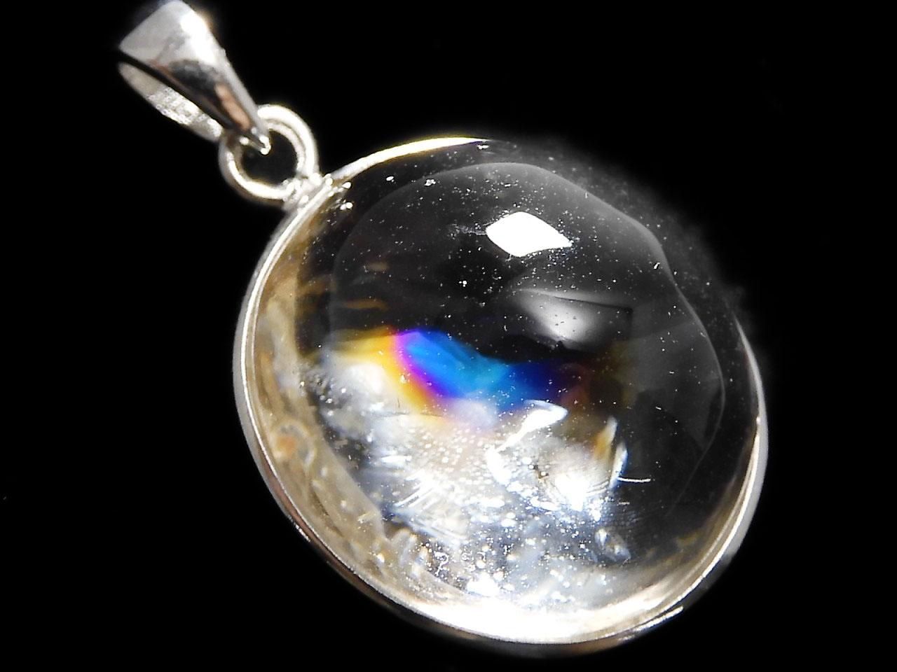 Iris Quartz AAA- Pendant Silver925 NO.36 [One of a kind]