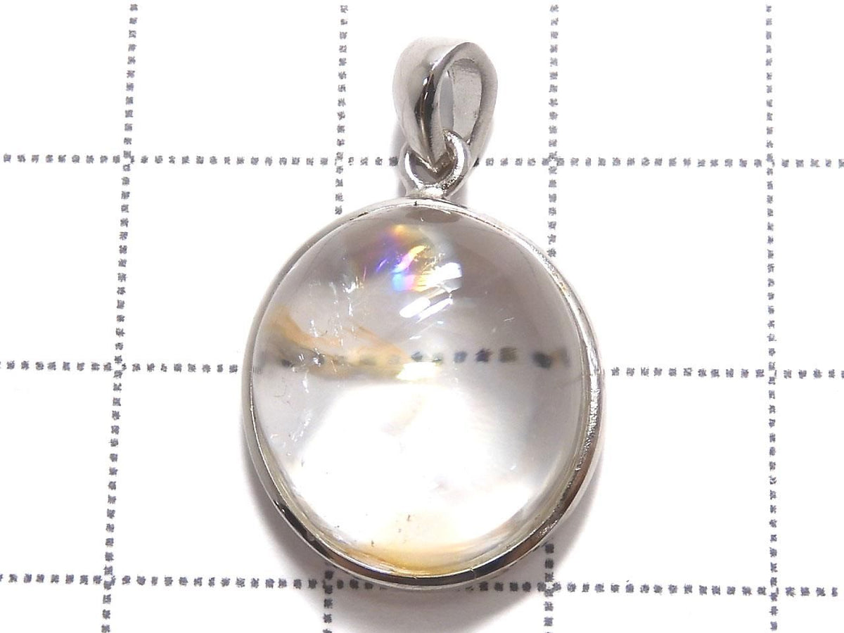 Iris Quartz AAA- Pendant Silver925 NO.37 [One of a kind]