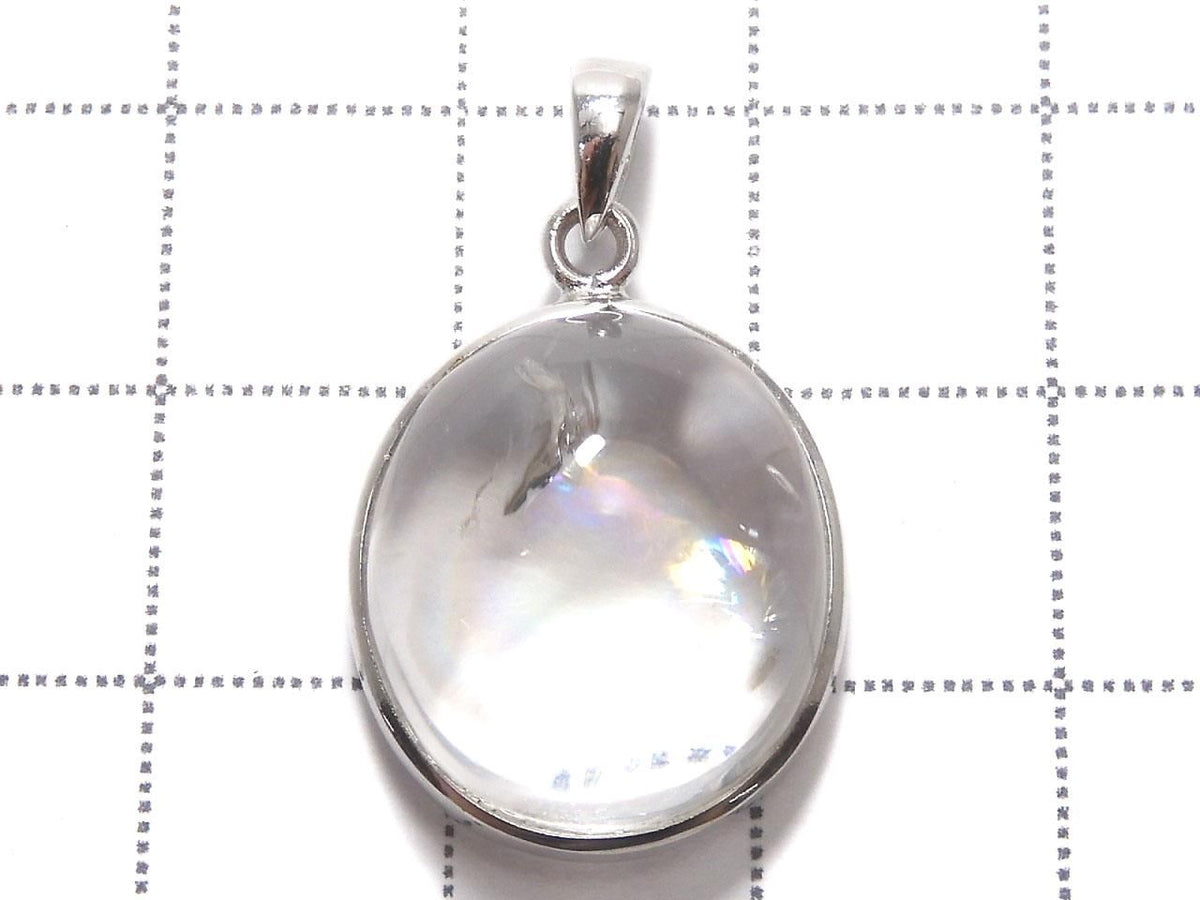 Iris Quartz AAA- Pendant Silver925 NO.38 [One of a kind]