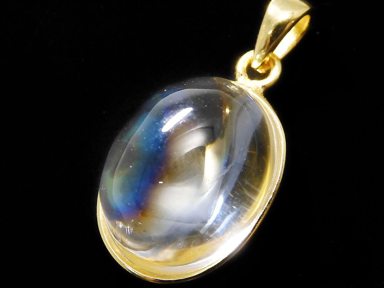 Iris Quartz AAA- Pendant 18KGP NO.46 [One of a kind]