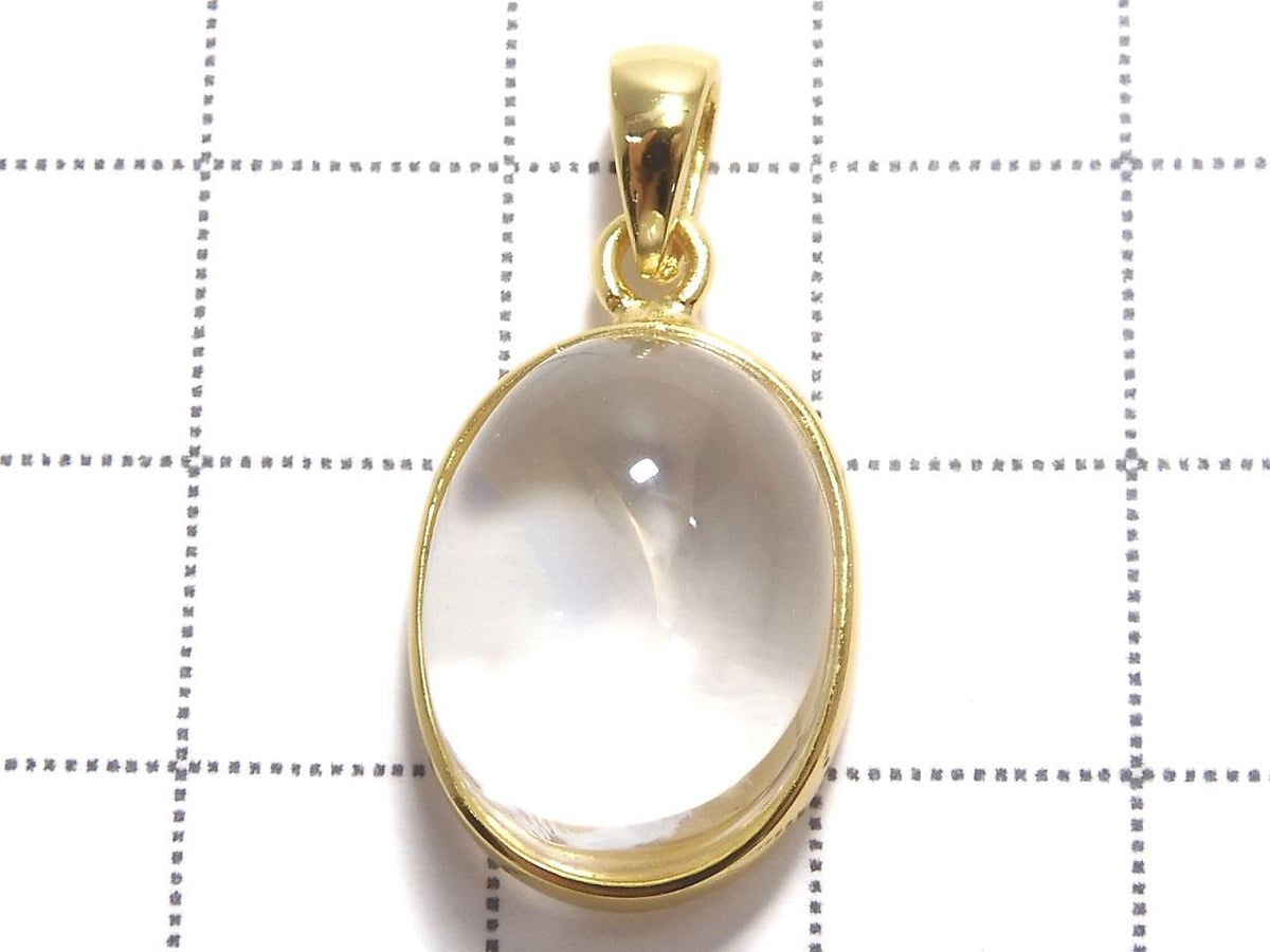 Iris Quartz AAA- Pendant 18KGP NO.46 [One of a kind]