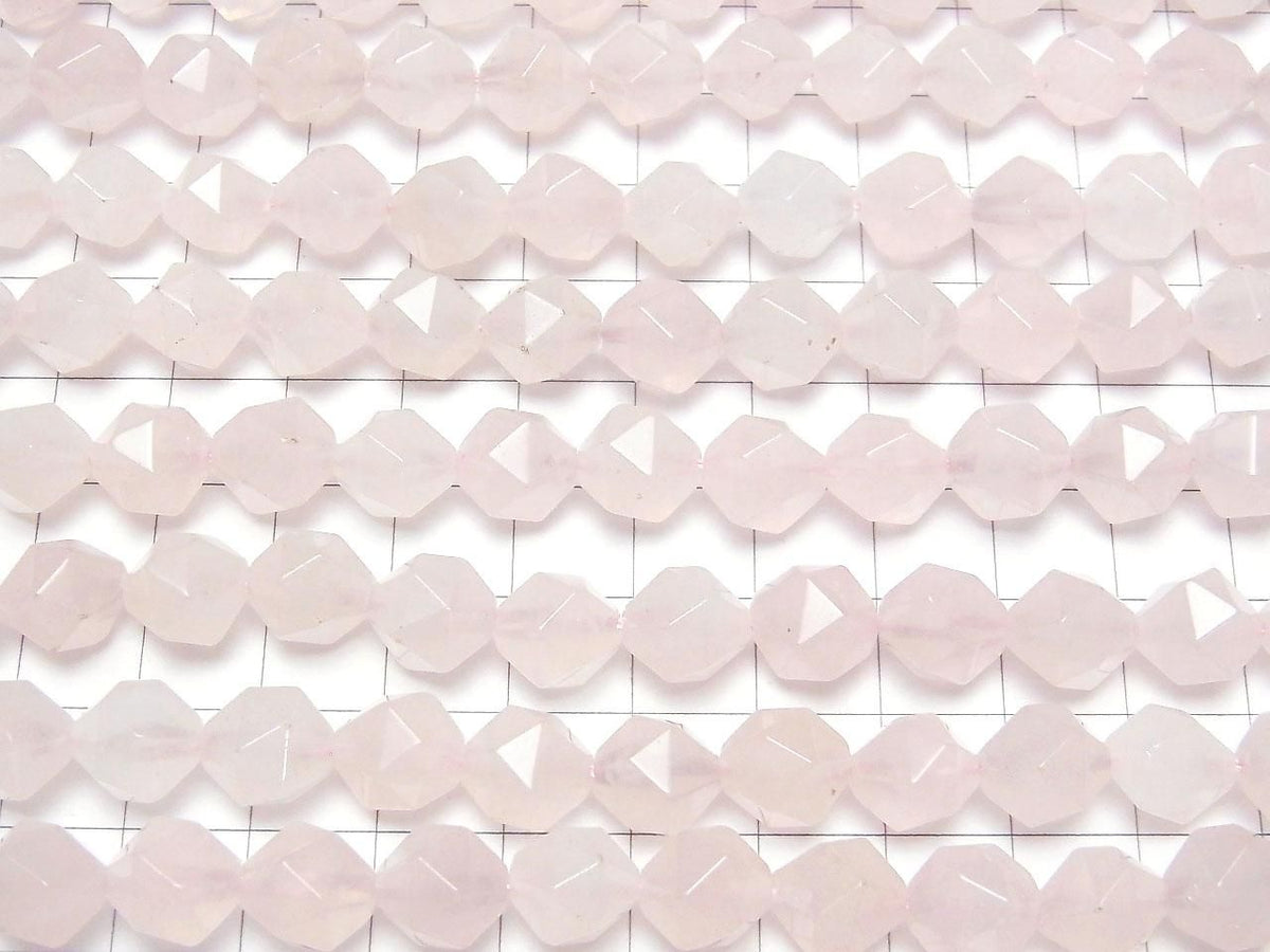 Madagascar Rose Quartz AA 20 Faceted Round 10mm 1strand beads (approx. 15 inches/36 cm)