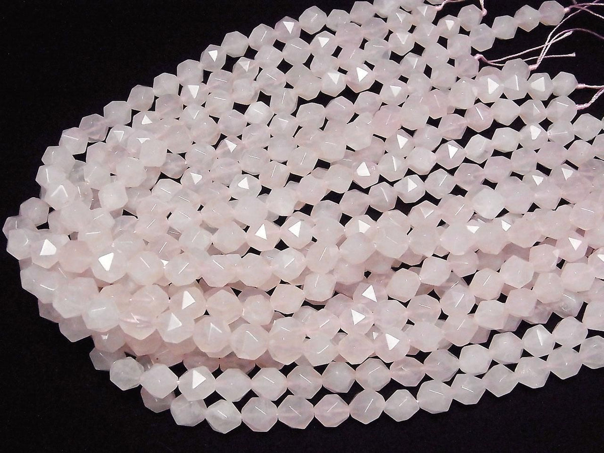 Madagascar Rose Quartz AA 20 Faceted Round 10mm 1strand beads (approx. 15 inches/36 cm)