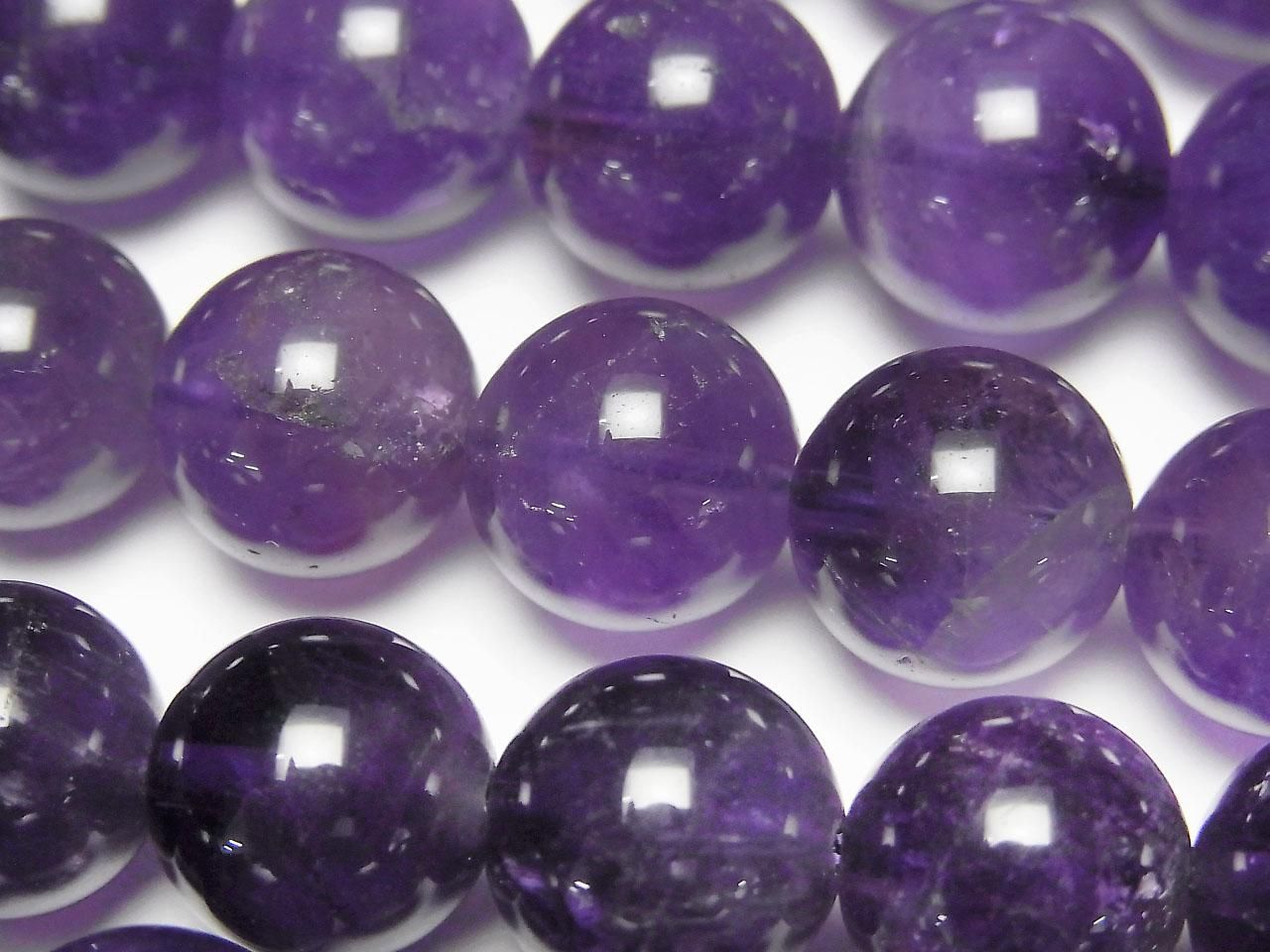 Amethyst AA+ Round 12mm half or 1strand beads (aprx.15inch/36cm)
