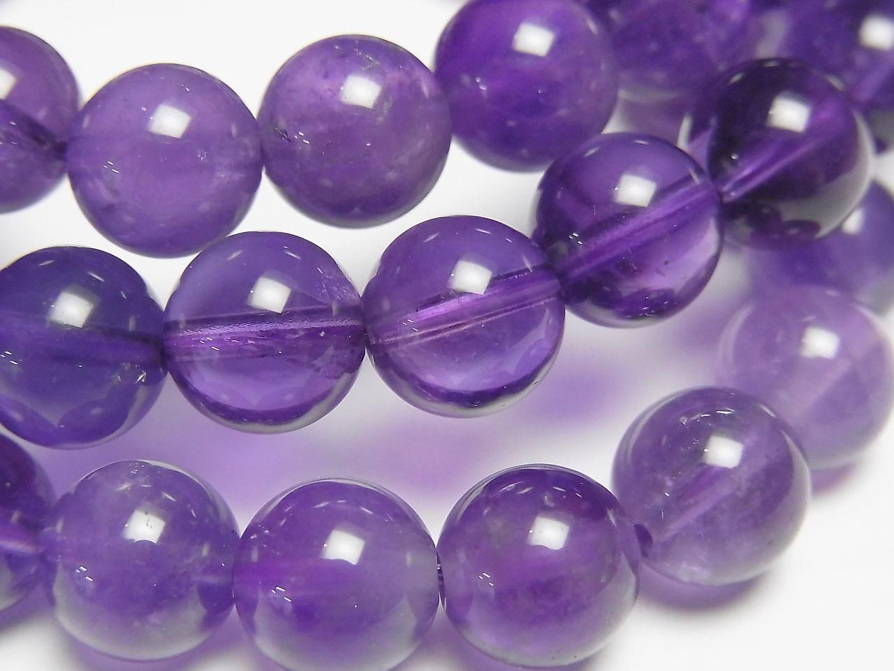 Amethyst AA++ Round 8mm Dark Color 1strand beads Bracelet