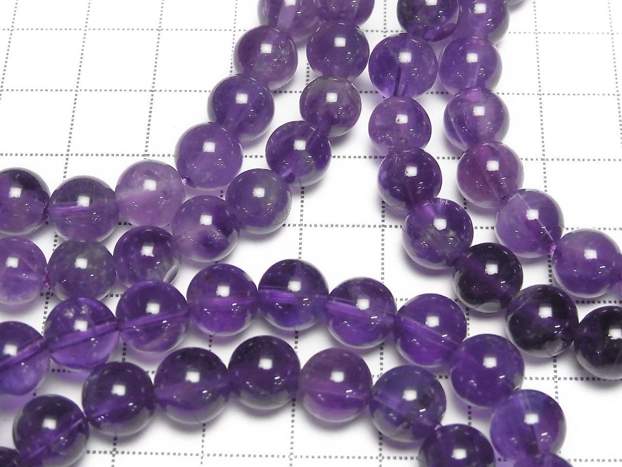 Amethyst AA++ Round 8mm Dark Color 1strand beads Bracelet
