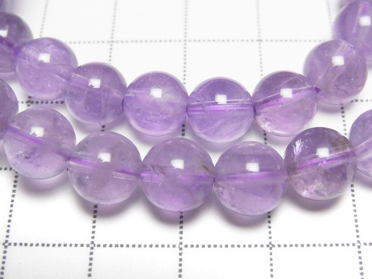 Amethyst AA++ Round 8mm Light Color 1strand beads Bracelet
