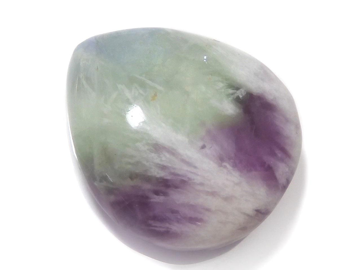 Angel Feather Fluorite Cabochon 1pc NO.5 [One of a kind]