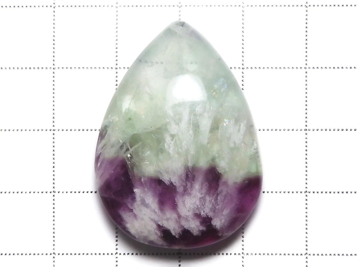 Angel Feather Fluorite Cabochon 1pc NO.9 [One of a kind]