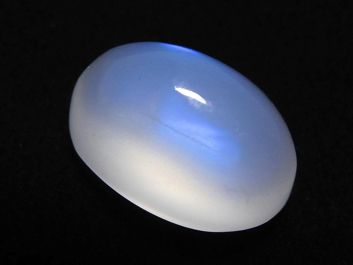 High Quality Sri Lankan Royal Blue Moonstone AAA Cabochon 1pc NO.1 [One of a kind]