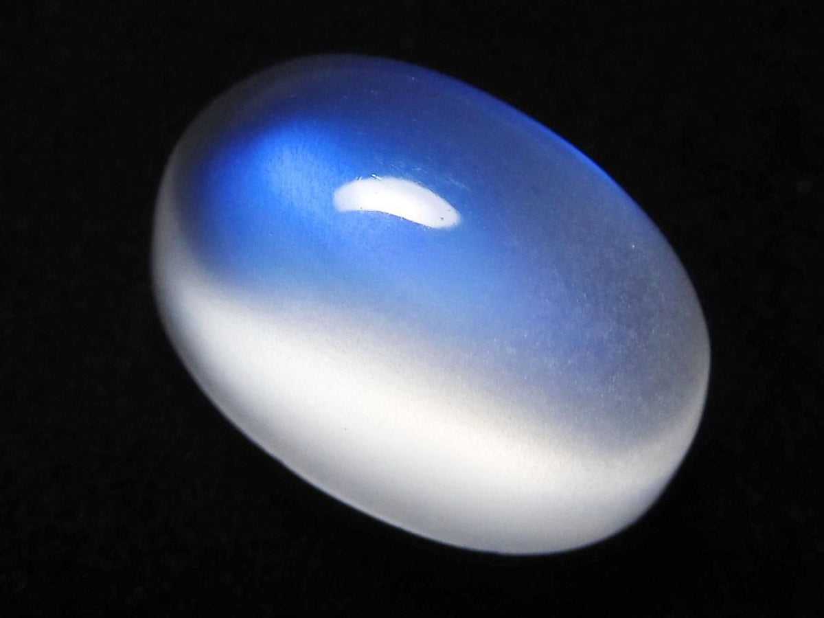 High Quality Sri Lankan Royal Blue Moonstone AAA Cabochon 1pc NO.5 [One of a kind]