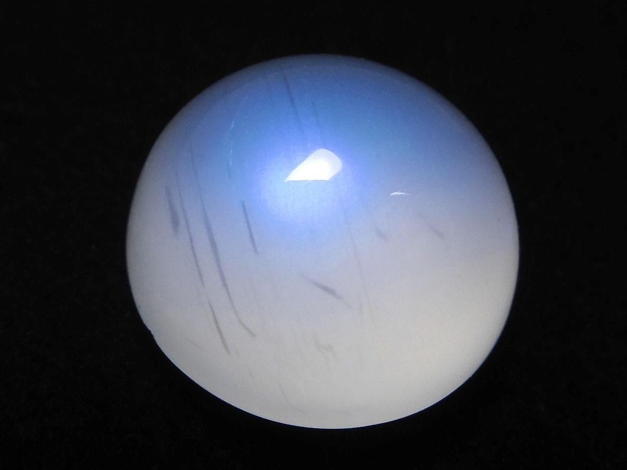 High Quality Sri Lankan Royal Blue Moonstone AAA Cabochon 1pc NO.7 [One of a kind]